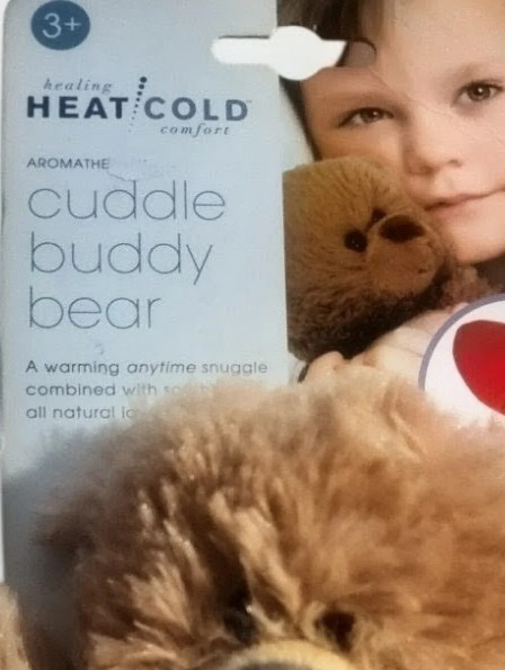 NWT Therapy Bear Heat & Cold Scented Lavender Comfort Cuddle Buddy Brown Ages 3+ - Picture 4 of 7